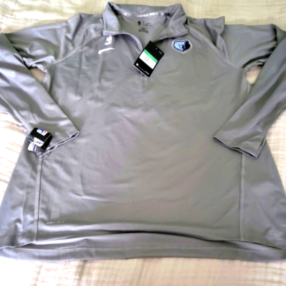 Nike Memphis Grizzlies Women XL Tall Quarter Zip Lightweight Sweater 042025